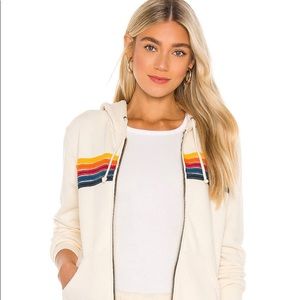 Aviator nation zip up hoodie